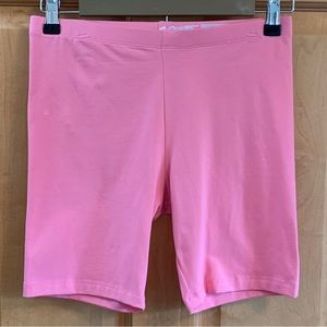 (K253) NWOT, Wonder Nation Girls Sz XXL (18) Peach Bike Shorts Tag Free Comfort